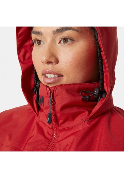 Helly Hansen Crew Hooded Midlayer 2.0 Kadın Kırmızı Kapüşonlu Mont Kırmızı