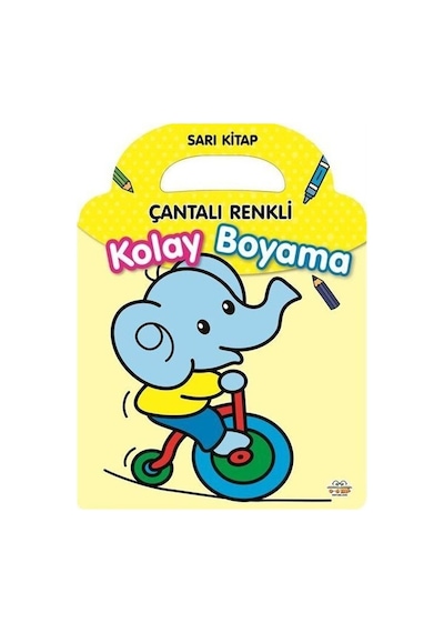 Çantalı Renkli Kolay Boyama- Sarı Kitap