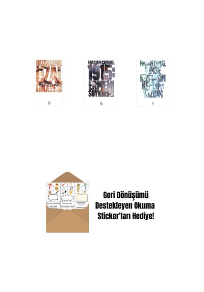 Özal Hikâyesi + 1915: Ermeni Soykırımı + Kimse Kızmasın Kendimi Yazdım + Okuma Sticker'ları