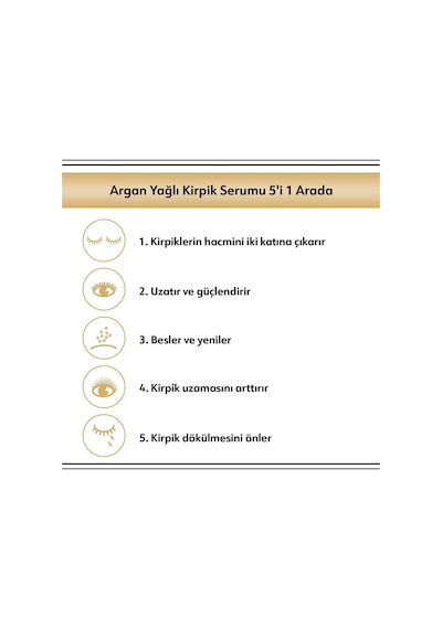 Sos Kirpik Güçlendirici Kirap Serumu 5in1 Argan Yağlı Diğer