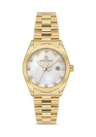 David Güner Kadın Kol Saati Dg-8500la-b1 Gold