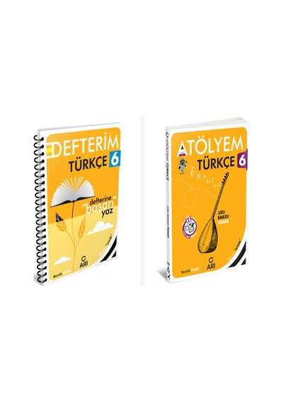 Arı 6. Sınıf Türkçe Akıllı Defter Ve Atölyem Serisi Set 2 Kitap A