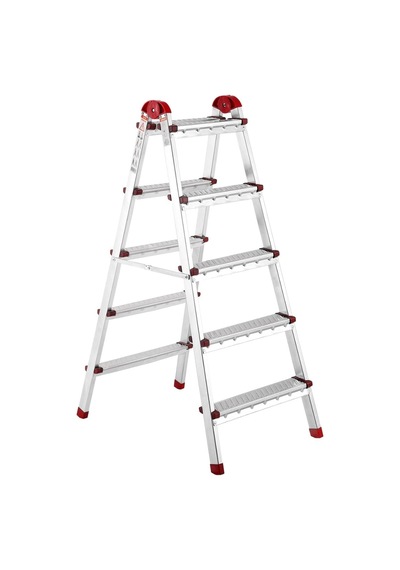 Ayyıldız Çift Çıkışlı Katlanabilir Ev Tipi Merdiven 7+7 Basamak Galvanizli Diğer