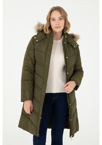 U.s. Polo Assn. Kadın Haki Kaban 50289558-vr027 Haki