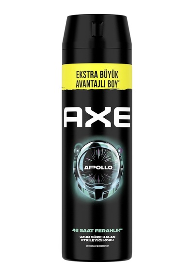 5 Adet Axe Erkek Sprey Deodorant Apollo 200 Ml