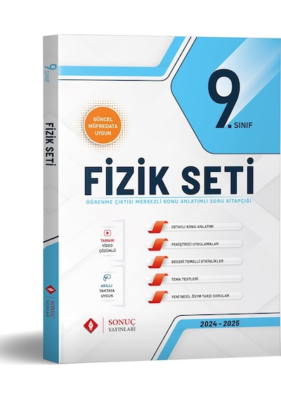 Sonuç 2026 9. Sınıf Fizik Modüler Set Güncel Müfredat