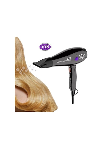 Fönsan PRF-4400 ION 2600 W Turbo Profesyonel Fön Makinesi Siyah
