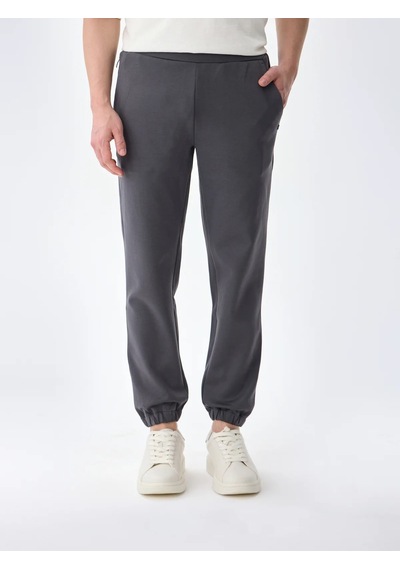 Isaora Gıza Cotton Jogger Erkek Dark Grey Sweat Pant Isr5402 Koyu Gri