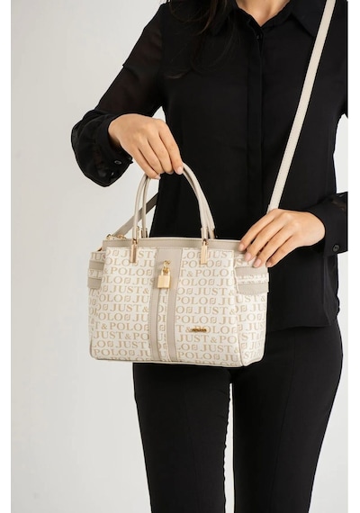 Just Polo Kadın Kum Camel Omuz Çantası Ve Cüzdanı Kombini 4014mh Kum Camel