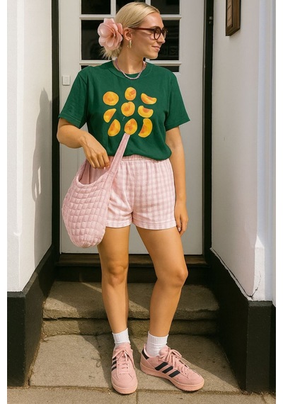 Baskılı Unisex Tshırt 4q1 Yeşil