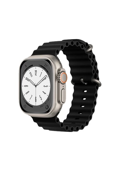 Newface Apple Watch 38mm Ocean Kordon - Siyah