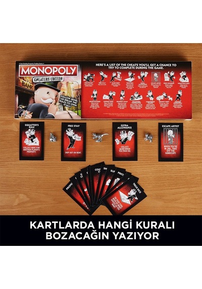 E1871 Hasbro Gaming - Monopoly Cheaters Edition +8 Yaş Belirtilmemiş