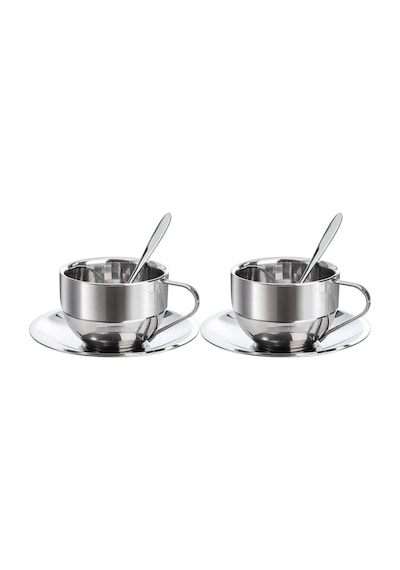 Tr Çelik 2 Adet 180 Ml Çift Cidar Espresso Kahve Fincan Set Sunum Bardağı Diğer
