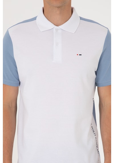 U.S. Polo Assn. Erkek Regular Fit Mavi Polo Yaka Tişört 50306790-VR036