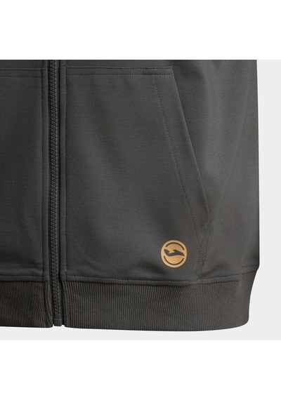Joma Indoor Gym Zıp-up Hoodie Dark Gray Erkek Kapüşonlu Gri Sweatshirt Ceket 104823.171
