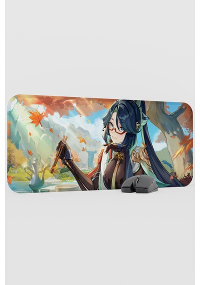 Xianyun Genshin Impact Anime Gacha V5 - 70x30 Xl Gaming Mouse Pad Fare Altlığı