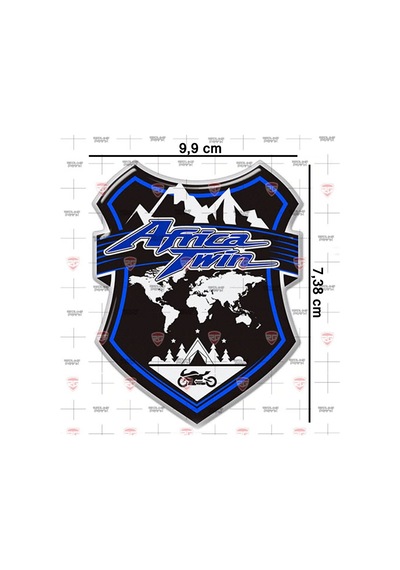 Africa Twin 3D Damla Sticker