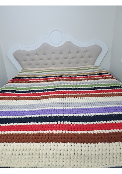 Palm Puffy Çift Kişilik Battaniye -