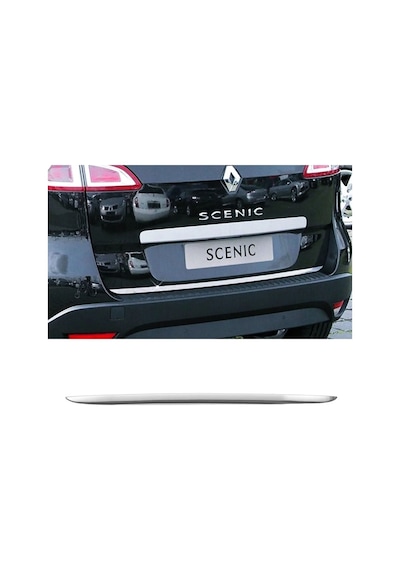Renault Scenic 3 Krom Alt Bagaj Çıtası 2009 Üzeri P. Çelik