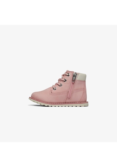 Timberland Pokey Pine Mid Çocuk Pembe Bot Tb1a27egv201 Açık Pembe - Gri
