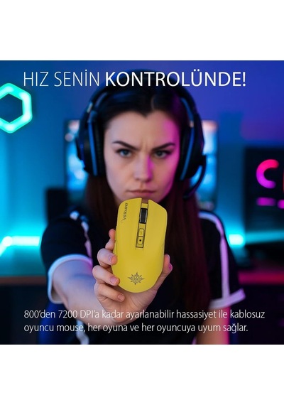 Img-328mx Oyuncu Mouse 7d Programlanabilir Tuş, Rgb Led, 7200 Dpı, Kablosuz Kablolu, Type-c Şarjlı Gaming Mouse