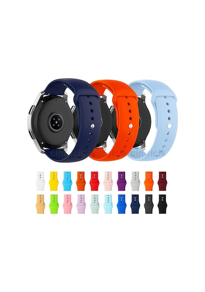 Samsung Galaxy Uyumlu Watch Active 2 40Mm Kordon Kayış (20 Mm) Silikon
