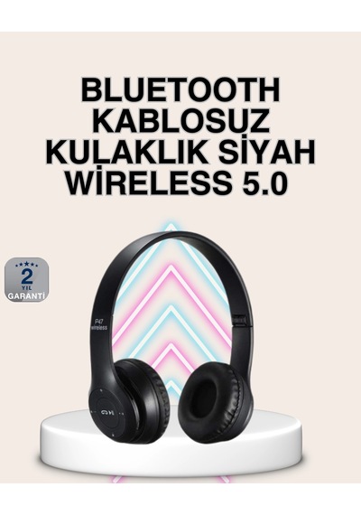Mey İthalat Katlanabilir Tasarımlı Bluetooth 5.0 Kulaklık Eller Serbest Arama Ve Çift Cihaz Desteği