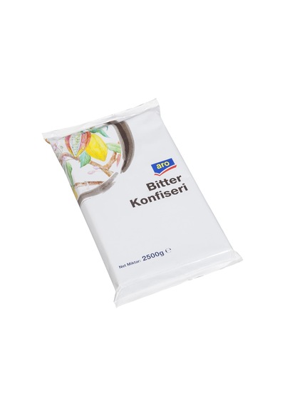 Aro Konfiseri 2,5 Kg Bitter - Pastacılık Ve Dekor İçin Pratik Çikolata Tarı
