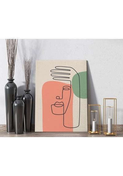 Bk Home Picasso Style Tasarımlı Kanvas Tablo 70X100Cm-5