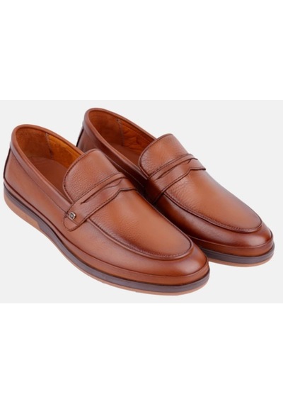 Marcomen 152-17434 Taba Erkek Loafer Günlük Deri Ayakkabı, Taba