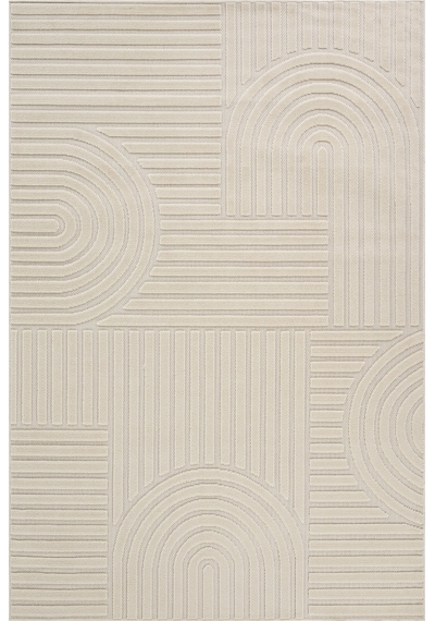 Kaşmir Halı İskandav Rune White 80x300 Cm Salon Mutfak Halısı Yolluk Beyaz