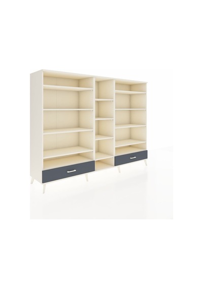 Hyperion Dolap 14 Raflı 2 Çekmeceli 220x44x163 Aytaşı-aytaşı/ant Aytaşı-aytaşı/antrasit Hyperion Dolap 14 Raflı 2 Çekmeceli 220x44x163 Aytaşı-aytaşı/ant Aytaşı-aytaşı/antrasit