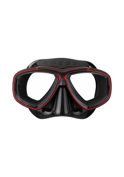 Cressi Prisma Maske Black/red Black-Red