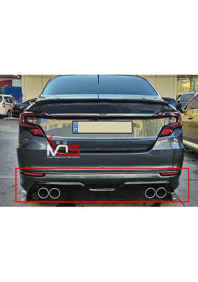 Fiat Egea Sedan Arka Tampon Eki Fiberglass Boyasız