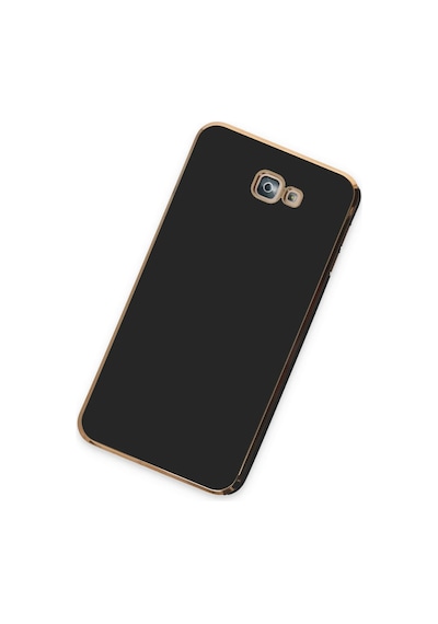 Muratech Newface Samsung Uyumlu Galaxy J7 Prime Kılıf Volet Silikon - Siyah
