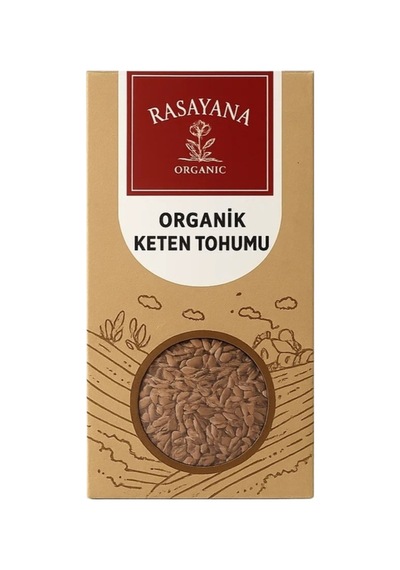 Rasayana Organik Kahverengi Keten Tohumu 100 G