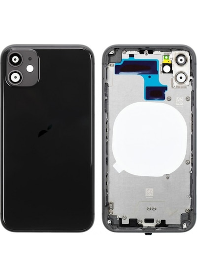 Apple Uyumlu iPhone 11 Boş Kasa Siyah