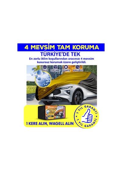 Mercedes Cla Dolu Ve Güneş Korumalı X900 Araba Brandası - Oto Çadır Örtü