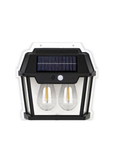 Panther Pt-2992 Solar Led Duvar Lambası - Işık Hareket Sensörlü Güneş Enerjili Bahçe Aydınlaması