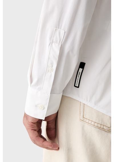 Armani Exchange Gömlek Erkek Gömlek Xm001567 Af19193 U0009 Beyaz