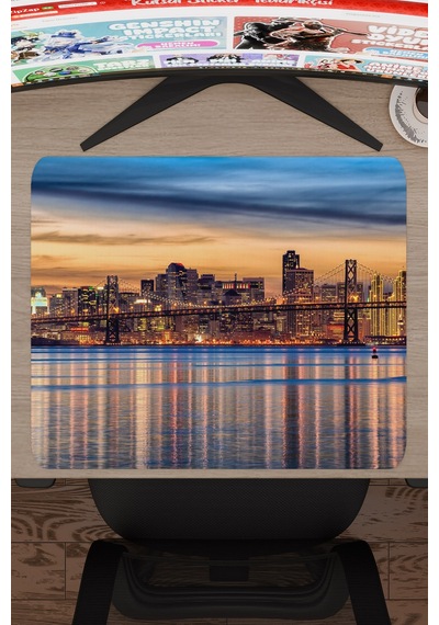 San Francisco Kaliforniya Abd 2 V2 48x40 Xl Gaming Kauçuk Kaymaz Taban Mouse Pad Fare Altlığı