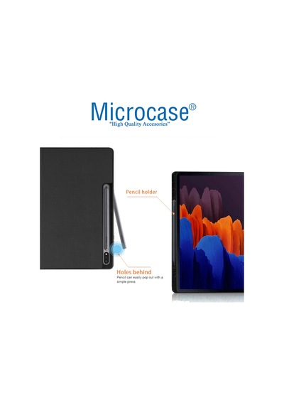 Samsung Uyumlu Tab S7 FE SM-T733 12.4" Standlı Silikon Kılıf - AL3309