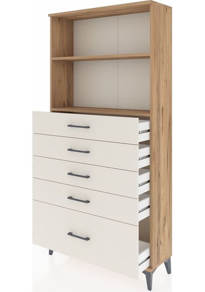 Arges Dolap 2 Raflı 5 Çekmeceli 88x30x182 Çam-aytaşı Atlas Çam Arges Dolap 2 Raflı 5 Çekmeceli 88x30x182 Çam-aytaşı Atlas Çam