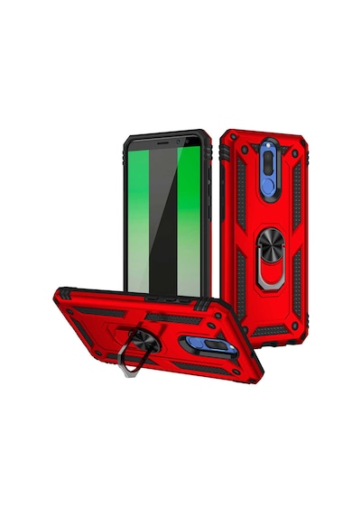 Huawei Mate 10 Lite Kılıf Tchs Vega Kapak - Kırmızı Kirmizi