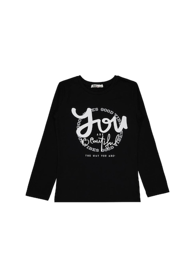 Civil Girls Basic 10-13 Yaş Sweatshirt Siyah