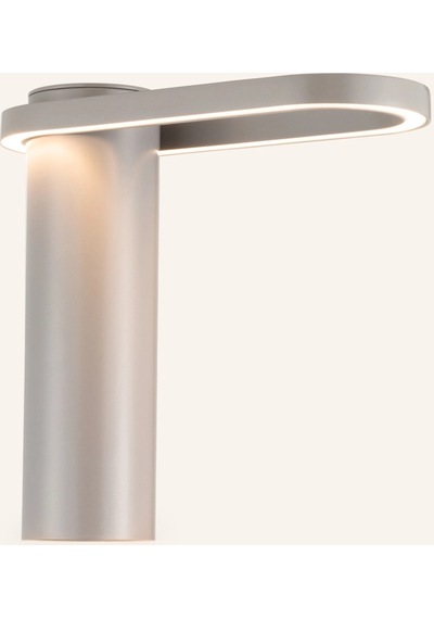 Hoop Led Masa Lambası Ip54 Su Geçirmez Taşınabilir Şarjlı Işık 22 Cm Gri