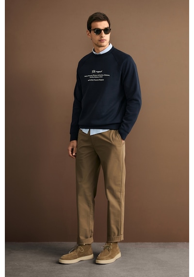 Lufian Cole Erkek Sweatshirt Lacivert Lacivert 112030199100200