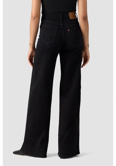 Levi's 728 Yüksek Bel Geniş Paça Midnight Yıkama Kadın Jean-16420 Siyah