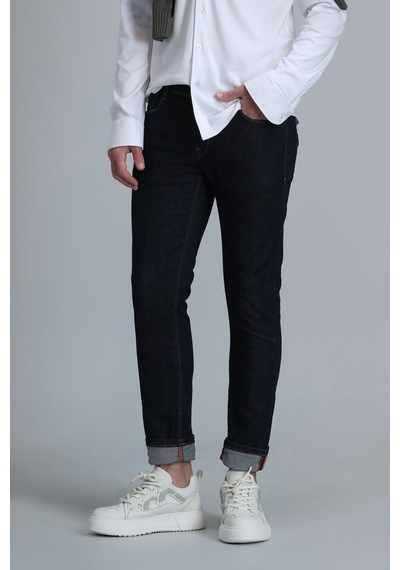 Lufian Jack Smart Jean Erkek Pantolon Slim Fit Mavi Mavi 111200150100300 Mavi