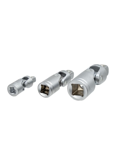 6548 Üniversal Lokma Mafsal Seti 1/4"-3/8"-1/2" 3 Parça